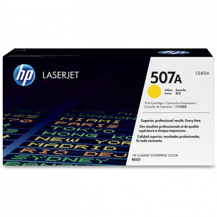 TONER ORIGINAL HP N507A/ AMARILLO