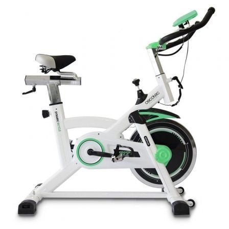 BICICLETA INDOOR CECOTEC EXTREME/ VOLANTE DE INERCIA 16KG/ BLANCA Y VERDE | Bicicletas indoor