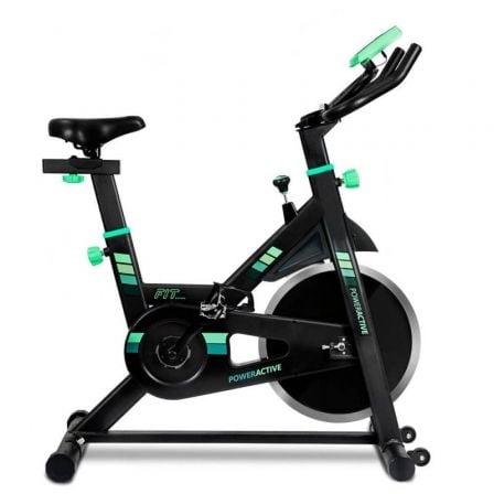 BICICLETA INDOOR CECOTEC SPIN EXTREME POWER ACTIVE/ VOLANTE DE INERCIA 13KG/ NEGRA Y VERDE | Bicicletas indoor