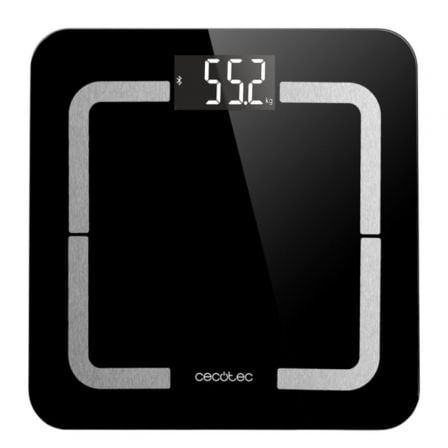 BASCULA DE BANO CECOTEC SURFACE PRECISION 9500 SMART HEALTHY/ ANALISIS CORPORAL/ BLUETOOTH/ HASTA 180KG/ NEGRA