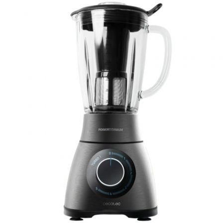 BATIDORA DE VASO CECOTEC POWER BLACK TITANIUM 1500 PERFECTMIX/ 1500W/ 5 VELOCIDADES/ CAPACIDAD 1.8L