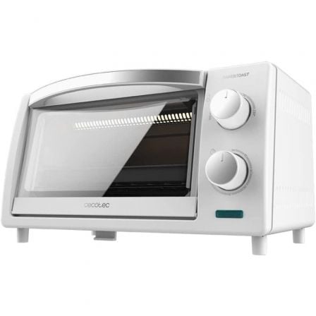 HORNO DE SOBREMESA CECOTEC BAKE AND TOAST 1000/ 800W/ CAPACIDAD 10L/ BLANCO