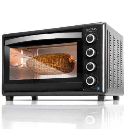 HORNO DE SOBREMESA CECOTEC BAKE AND TOAST 750 GYRO/ 2000W/ CAPACIDAD 46L/ FUNCION GRILL/ NEGRO