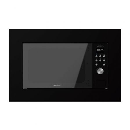 MICROONDAS ENCASTRABLE CECOTEC GRANDHEAT 2000 BUILT-IN/ 700W/ CAPACIDAD 20L/ FUNCION GRILL/ NEGRO