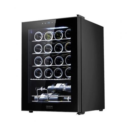 VINOTECA CECOTEC GRAND SOMMELIER 20000 BLACK COMPRESSOR/ 20 BOTELLAS | Vinotecas