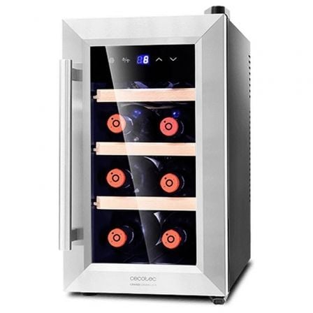 VINOTECA CECOTEC GRAND SOMMELIER 800 COOLWOOD/ 8 BOTELLAS | Vinotecas