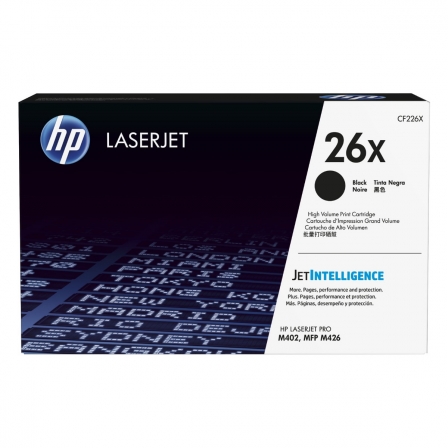 TONER ORIGINAL HP N26X XL ALTA CAPACIDAD/ NEGRO