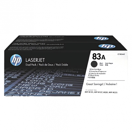 TONER ORIGINAL HP N83A MULTIPACK/ 2X NEGRO