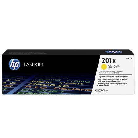 TONER ORIGINAL HP N201X XL ALTA CAPACIDAD/ AMARILLO