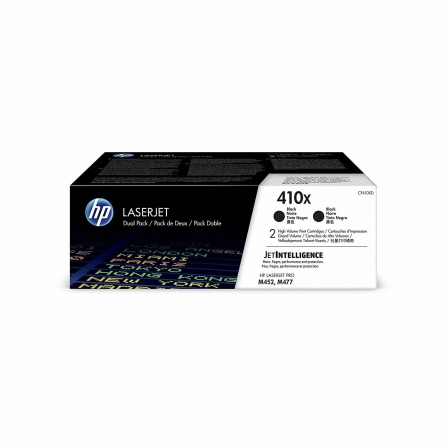 TONER ORIGINAL HP N410X XL ALTA CAPACIDAD MULTIPACK/ 2X NEGRO