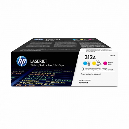 TONER ORIGINAL HP N312A MULTIPACK/ CIAN/ MAGENTA/ AMARILLO