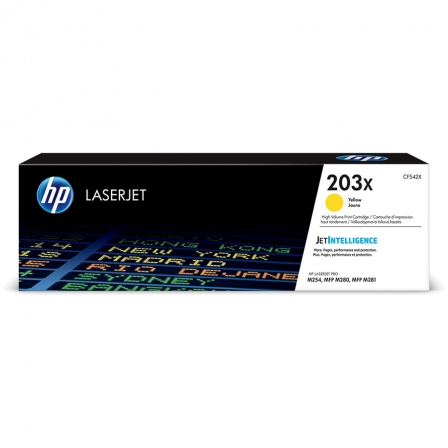 TONER ORIGINAL HP N203X XL ALTA CAPACIDAD/ AMARILLO