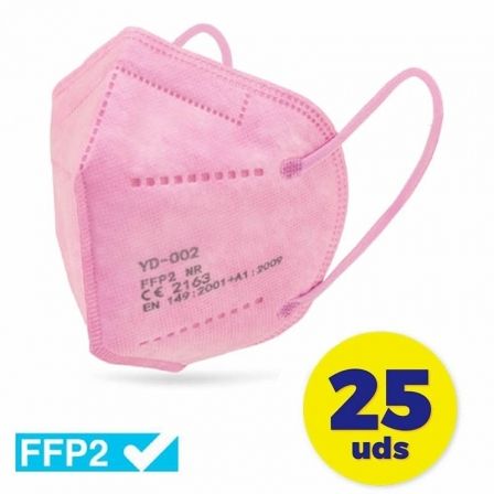 MASCARILLAS FFP2 CLUB NAUTICO / PACK 25 UDS/ ROSA