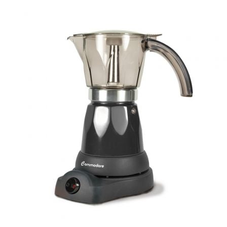 CAFETERA ITALIANA COMMODORE CM 1016/ 6 TAZAS/ NEGRA