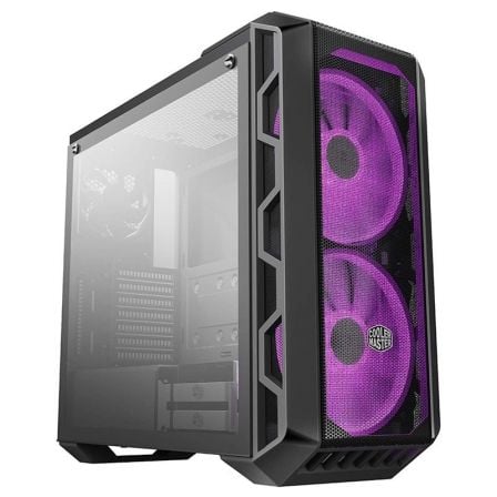 CAJA ATX COOLER MASTER MASTERCASE H500 - PANEL LATERAL CRISTAL TEMPLADO - 7 SLOTS EXPANSION - ILUMINACION LED - COMPATIBLE ATX/M