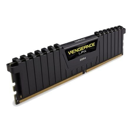 MEMORIA CORSAIR VENGEANCE LPX 16GB (1X16) DDR4 3000MHZ - LATENCIA 15-17-17-35 - 288 PINES DIMM - NEGRA