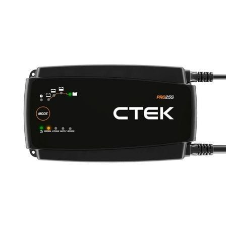 CARGADOR DE BATERIAS CTEK PRO25S 25 A Y FUENTE DE ALIMENTACION