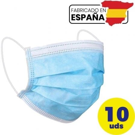 MASCARILLAS QUIRURGICAS IIR CUME/ PACK 10 UDS/ AZUL