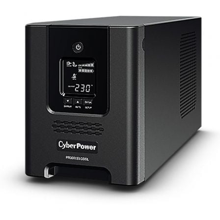 SAI LINEA INTERACTIVA CYBERPOWER PR3000ELCDSL/ 3000VA-2700W/ 9 SALIDAS/ FORMATO TORRE