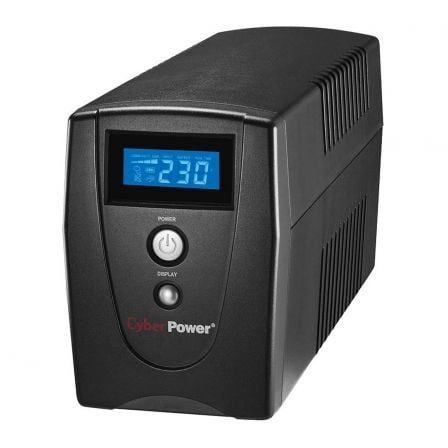 SAI LINEA INTERACTIVA CYBERPOWER VALUE 600EILCD - 600VA/360W - SALIDAS 3*IEC C13 - PANTALLA LCD - FORMATO TORRE