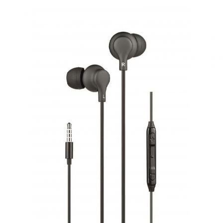 AURICULARES INTRAUDITIVOS DAEWOO DW2013/ CON MICROFONO/ JACK 3.5/ NEGROS