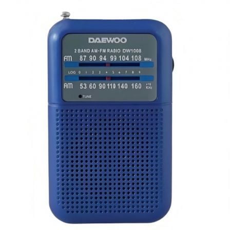RADIO PORTATIL DAEWOO DW1008/ AZUL