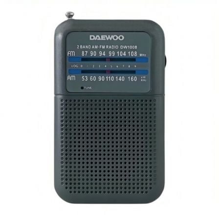 RADIO PORTATIL DAEWOO DW1008/ GRIS | Radio cd / radio de bolsillo
