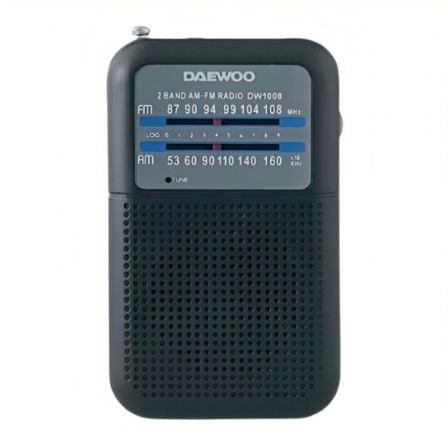 RADIO PORTATIL DAEWOO DW1008/ NEGRA