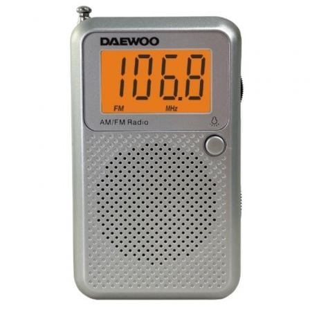 RADIO PORTATIL DAEWOO DW1115/ GRIS