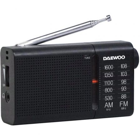 RADIO PORTATIL DAEWOO DW1119/ NEGRA