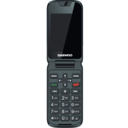 TELEFONO MOVIL DAEWOO DW8002BK PARA PERSONAS MAYORES/ NEGRO