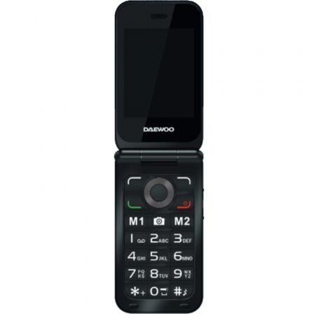 TELEFONO MOVIL DAEWOO DW8003BK PARA PERSONAS MAYORES/ NEGRO