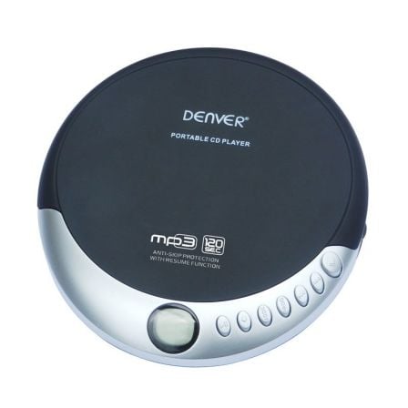 REPRODUCTOR PORTATIL CD/MP3 DENVER DMP-389MK2 - REFUERZO DE GRAVES - PANTALLA LCD - FUNCION ANTISHOCK