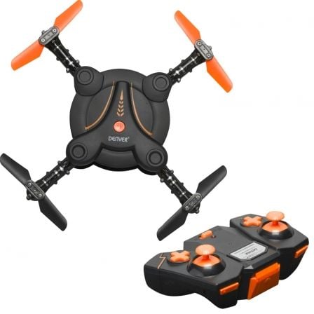 DRON DENVER DCH-200 - 20CM DIAMETRO - 4 CANALES / 6 EJES - FUNCION GYRO 360 - CAMARA 0.3MPX - BATERIA 300MAH - MANDO CONTROL 2.4