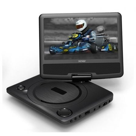 DVD PORTATIL DENVER MT-783NB - PANTALLA 7"/17.78CM - ENTRADA USB - ALTAVOCES ESTEREO - CONTROL REMOTO - BOLSA SOPORTE - BAT LITI