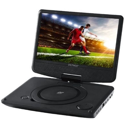 DVD PORTATIL DENVER MT-983NB - PANTALLA TFT/LCD 9"/22.8CM  - LECTOR USB - BATERIA LITIO - ALTAVOCES ESTEREO - SALIDA AURICULARES