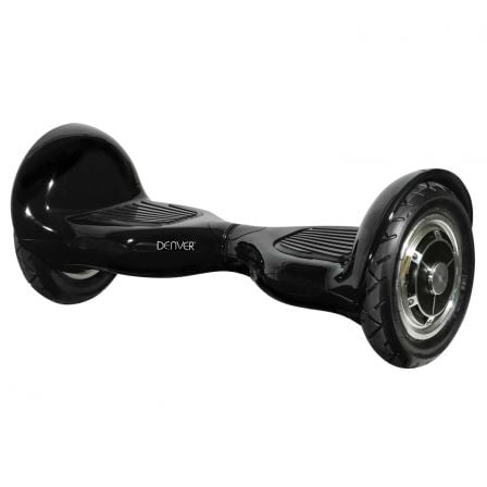 MONOPATIN ELECTRICO HOVERBOARD DENVER DBO-10050 BLACK - LLANTAS 25.4CM - 2 MOTORES 350W C/U - DOBLE ESTABILIDAD - 12KM/H - BAT 4 | Hoverboard