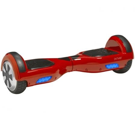 MONOPATIN ELECTRICO HOVERBOARD DENVER DBO-6501 RED MK2 - LLANTAS 6.5"/16.5CM - 2 MOTORES 350W - DOBLE ESTABILIDAD - 15KM/H - BAT | Hoverboard