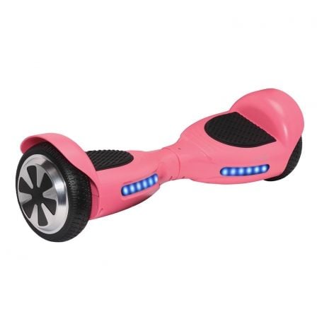 MONOPATIN ELECTRICO HOVERBOARD DENVER DBO-6530 PINK - LLANTAS 6.5"/16.5CM - 2 MOTORES 250W - DOBLE ESTABILIDAD - 15KM/H - BAT 20 | Hoverboard