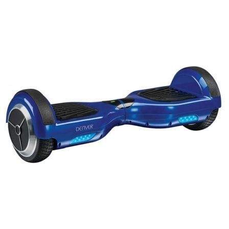 MONOPATIN ELECTRICO HOVERBOARD DENVER DBO-6550 BLUE MK2 - LLANTAS 16.5CM - 2 MOTORES 350W C/U - DOBLE ESTABILIDAD - 15KM/H - BAT | Hoverboard