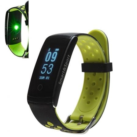 PULSERA CUANTIFICADORA DENVER BFH-13 - PANTALLA 2.4CM - BLUETOOTH - SENSOR FRECUENCIA CARDIACA - IP-68 A PRUEBA DE AGUA - COMPAT