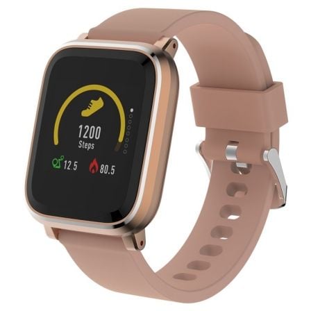 RELOJ INTELIGENTE DENVER SW-160 ROSE - BT - PANTALLA 3.3CM IPS - SENSOR FRECUENCIA CARDIACA - NOTIFICACIONES - IP67 - COMPATIBLE