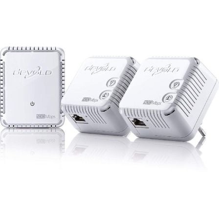 KIT ADAPTADORES PLC/POWERLINE DEVOLO DLAN 500 WIFI - 2*DLAN 500 WIFI + 1*DLAN 500 DUO - 500MBS POR CABLE CORRIENTE - 300MBS POR