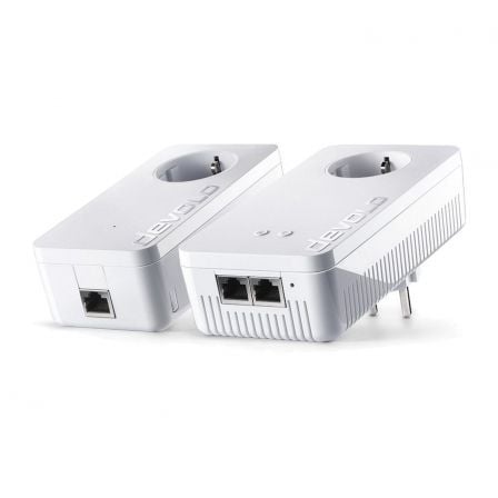 PLC/POWERLINE DEVOLO 9448 - PACK 2 UNIDADES - HASTA 1200MBPS - ETHERNET GIGABIT - WIFI  - TOMA SCHUKO