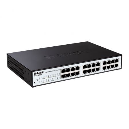 SWITCH DLINK DGS-1110-24 24 PUERTOS 10/100/1000 24XRJ45 1000 BASE-T RED LAN