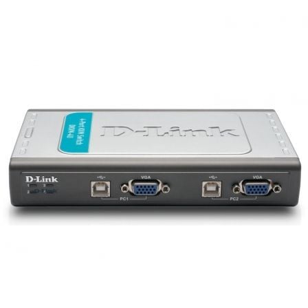 CONMUTADOR DLINK 4 CPU A 1 MONITOR  INCLUYE USB PARA COMPARTIR DISPOSITIVOS  USB