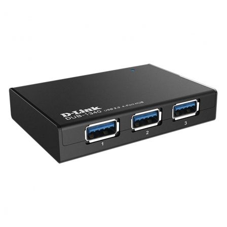 HUB USB 3.0 CON ALIMENTACION EXTERNA D-LINK DUB-1340/ 4XUSB