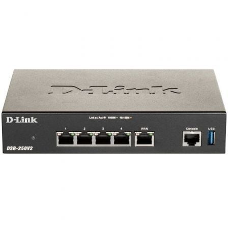 ROUTER VPN D-LINK DSR-250V2/ 5 PUERTOS GIGABIT