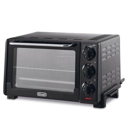 HORNO DE SOBREMESA DELONGHI EO 20312 - CAPACIDAD 20L - 1300W - FUNCION GRILL - TEMPORIZADOR 120 MIN - ACCESORIOS PARRILLA+BANDEJ