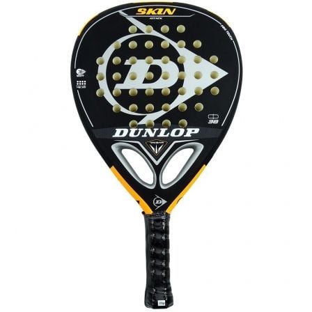 PALA DE PADEL DUNLOP SKIN ATTACK/ NEGRO Y NARANJA